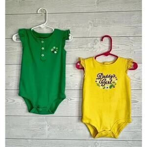 Carter’s Baby girl bundle of  one piece bodysuits/Onesies Size 18 months